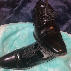 Stacy Adams Waltham Oxfords Leather Cap Toe